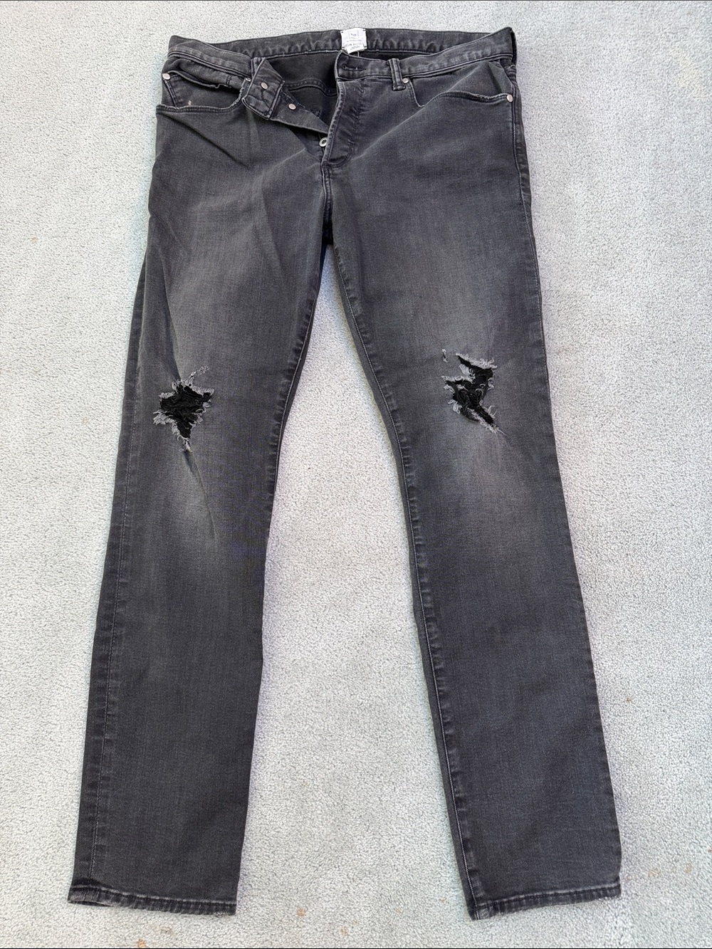GAP John Elliot Black Jeans 34x32
